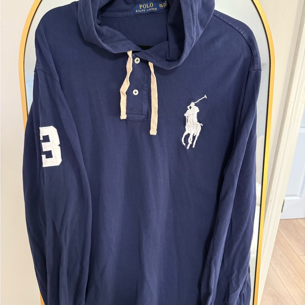 Ralph Lauren Navy Polo Hoodie